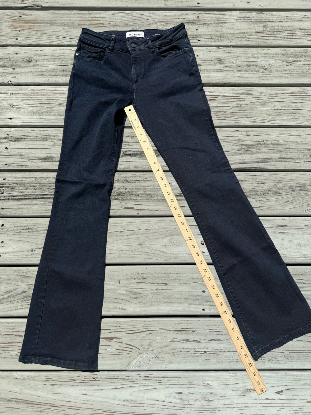 DL1961 Jeans Bridget Insta sculpt Boot 33” sz 27 - Picture 6 of 7